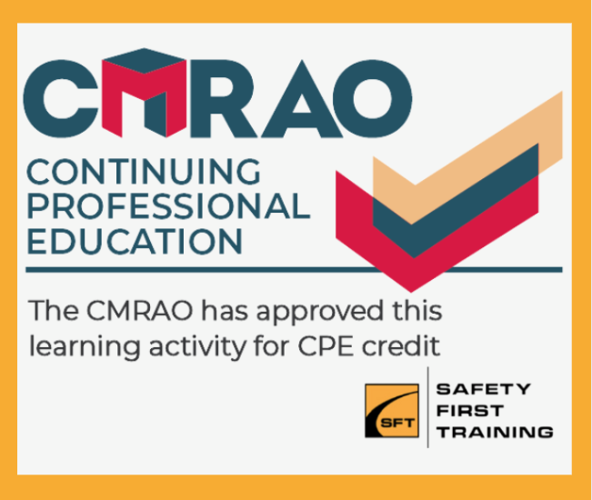 CMRAO CPE Training for Condo Managers | Safety First Training