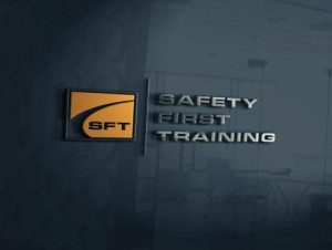 A sign that says safety first training