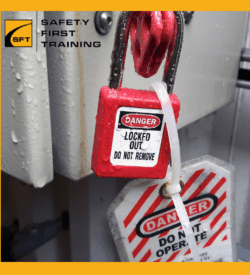 Lockout tagout safety training