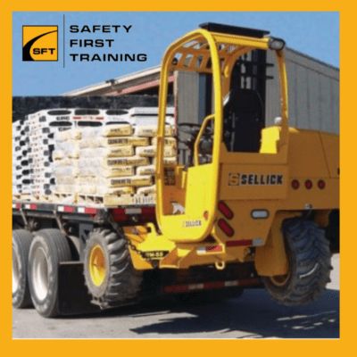 Truck Mounted Fork, and Moffett Forklift training